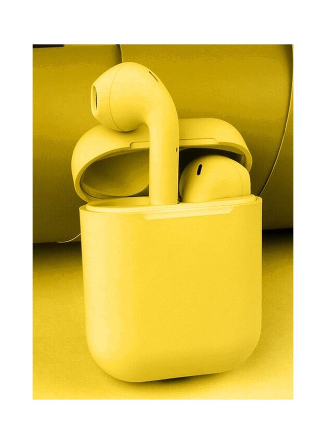 MARGOUN TWS Bluetooth Earphones Touch Control Stereo Hands Free Earbuds With Mic For Android/iOS Yellow  - Image 2