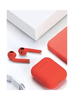 MARGOUN TWS Bluetooth Earphones Touch Control Stereo Hands Free Earbuds With Mic For Android/iOS Red  - Image 3