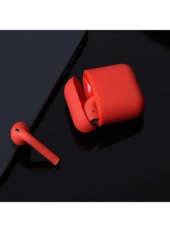 MARGOUN TWS Bluetooth Earphones Touch Control Stereo Hands Free Earbuds With Mic For Android/iOS Red  - Image 4