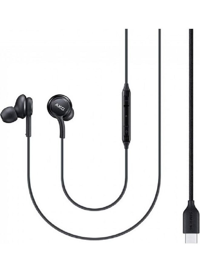 Samsung - AKG Type-C Wired Earphones Black - Image 1