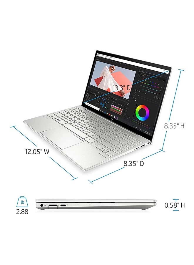 HP Envy 13-ba1047wm (Upgraded Version) Laptop 13.3 FHD Inch Intel Core i5 1135G/8GB RAM/256 GB SDD Intel Iris X Graphics/International Version English Black  - Image 4
