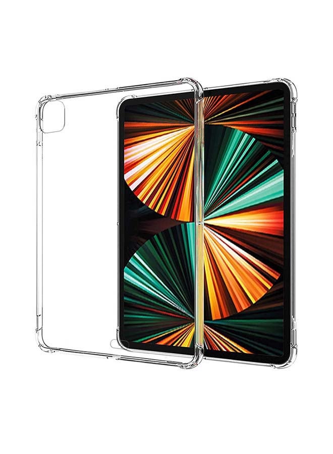 MARGOUN Shockproof Gorilla Bumper TPU Transparent Case Cover for iPad Pro 12.9 inch (2020) 4th Generation Clear Clear - Image 2