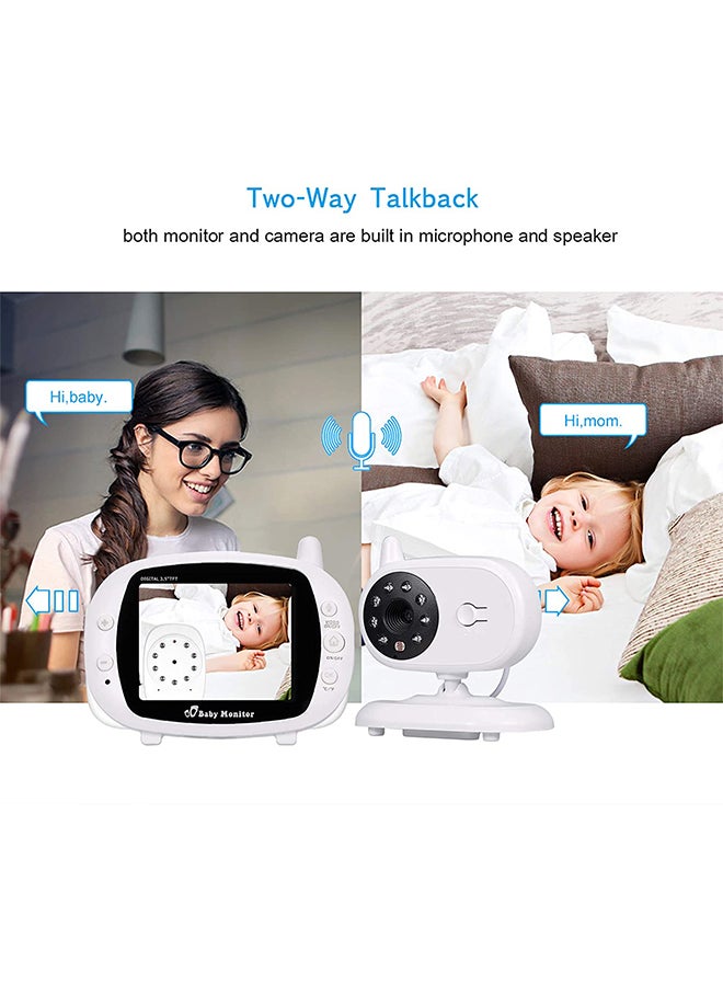 Generic Video Baby Monitor Baby Security Camera With 3.5-Inch TFT LCD  - Image 2