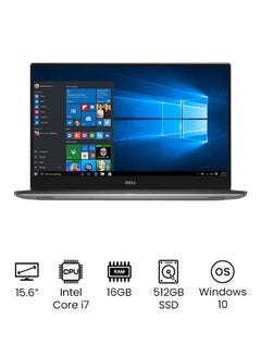 XPS 15 9560 With 15.6-Inch Display, Core i7 Processor/16GB RAM/512GB SSD/4GB NVIDIA GeForce GTX 1050 Graphic Card International Version Silver