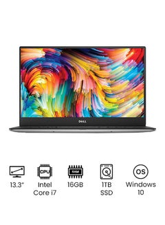 XPS 13 9370 Convertible 2-In-1 With 13.3 Inch Full HD Display, Core i7 Processor/16GB RAM/1TB SSD/Intel UHD Graphics/Windows 10 /International Version English Silver