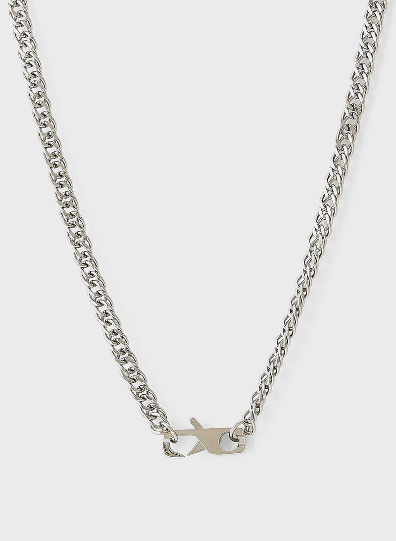 جس Men JUMN01329JWSTT/U Long Steel Necklace  - Image 3