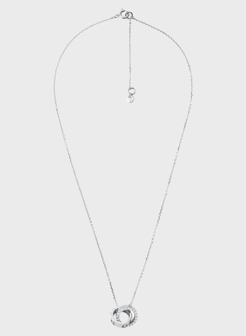 Michael Kors - Women MKC1554AN040 Dual Rings Necklace - Image 1