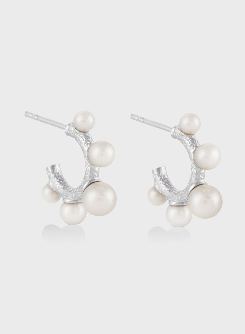 اوليفيا بورتون Women OBJSCE39 Embellished Hoop Earrings - Image 2