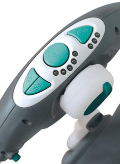Mastela Deluxe Portable Baby Swing Automatic For Newborn To Toddler With Music-Green/White  - Image 3
