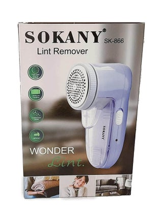 Electric Rechargeable Lint Remover From Clothes Wonder Lint White/Blue - v1649752573/N53124153A_1