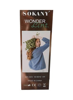 sokany Electric Rechargeable Lint Remover From Clothes Wonder Lint White/Blue  - Image 2