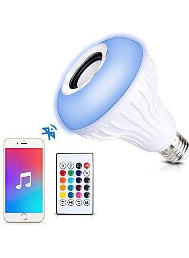 RUMANLE - Led Music Light Bulb 12W Led Light Bulb With Tooth 4.0 Speaker Rgb Changing Color White - Image 1