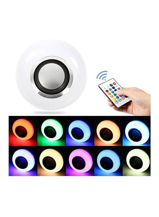 RUMANLE - Led Music Light Bulb 12W Led Light Bulb With Tooth 4.0 Speaker Rgb Changing Color White - Image 1