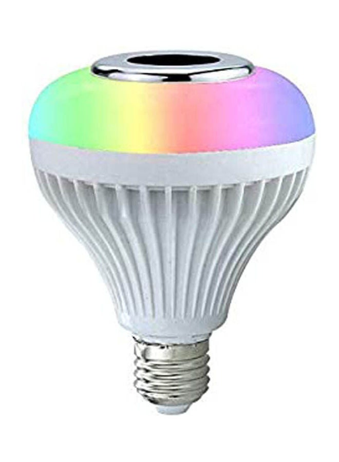 Led Rgb Color Bulb Light Tooth Control Smart Music Audio Speaker Lamps Yomym Led Rgb Color Bulb Light White - Image 1