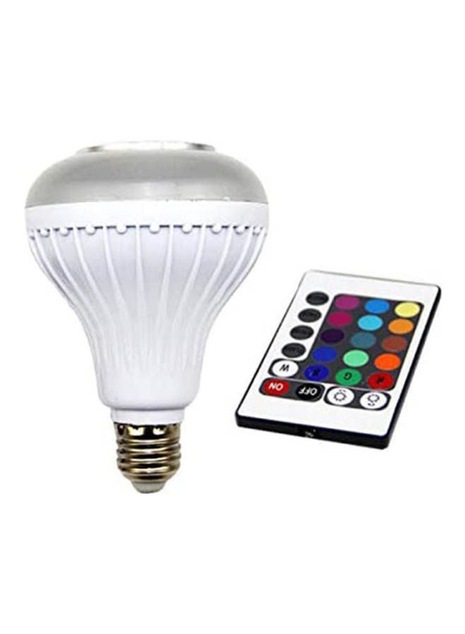 Led Light Smart Wireless Tooth Stereo Speaker Bulb Music Lamp Remote Control Light Multicolour - Image 1