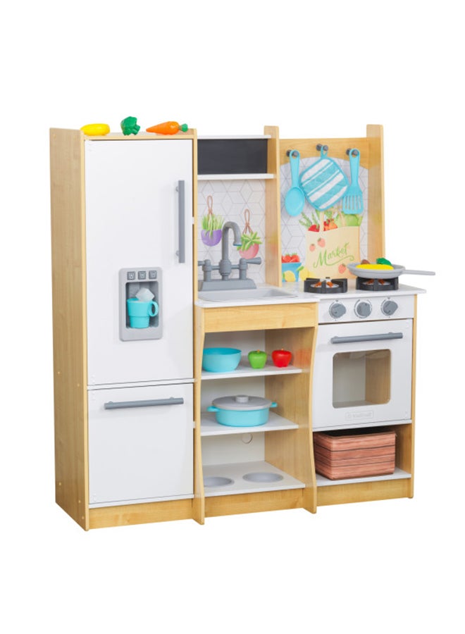 كيدكرافت مطبخ اللعب فريش هارفست 93.98 x 37.69 x 99.99سم - Image 1