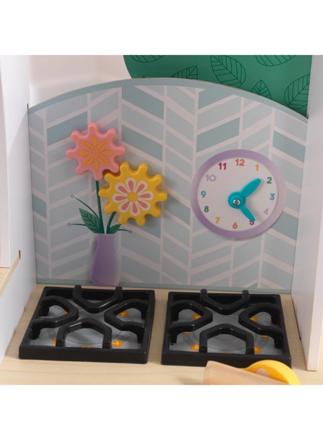 KidKraft - Happy Harvest Play Kitchen 93.77x33.98x93.77cm - Image 1
