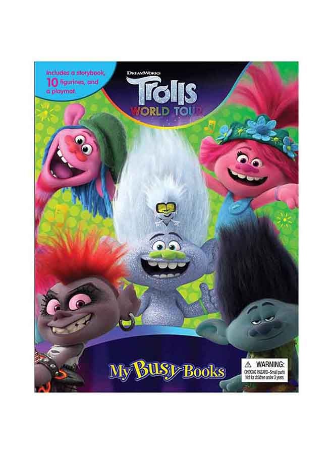 Dreamworld Trolls World Tour My Busy Playset Paperback English by Phidal Publishing Inc. - 38545 