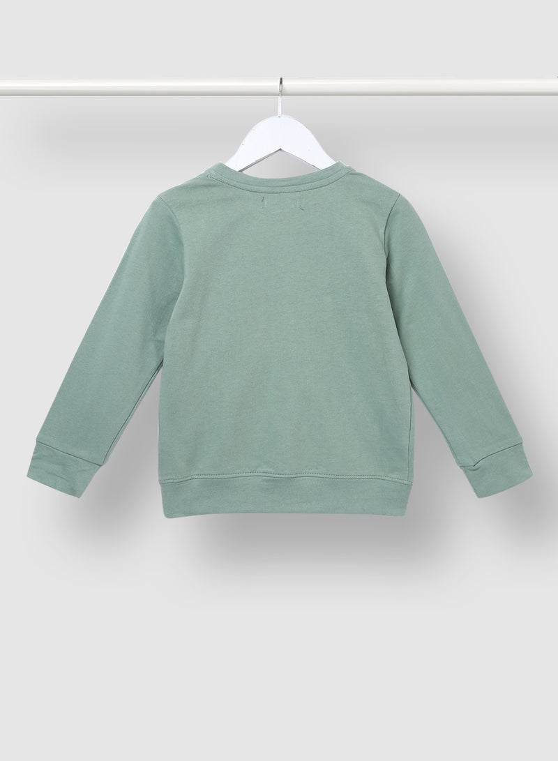 QUWA Graphic Printed Sweatshirt Printed  - Image 2