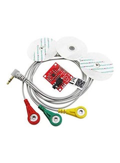 Ecg Module Ad8232 Ecgmeasurement Pulse Heart Ecgmonitoring Sensor Module Kit - Code Nb063 White