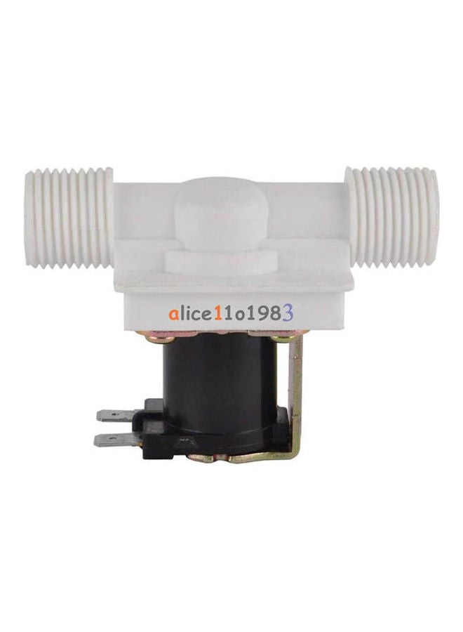 دي سي صمام الملف اللولبي الكهربائي البلاستيكي DC12V 12V صمام الملف اللولبي الكهربائي المغناطيسي Nc مفتاح تدفق مدخل الهواء المائي Nc 12"