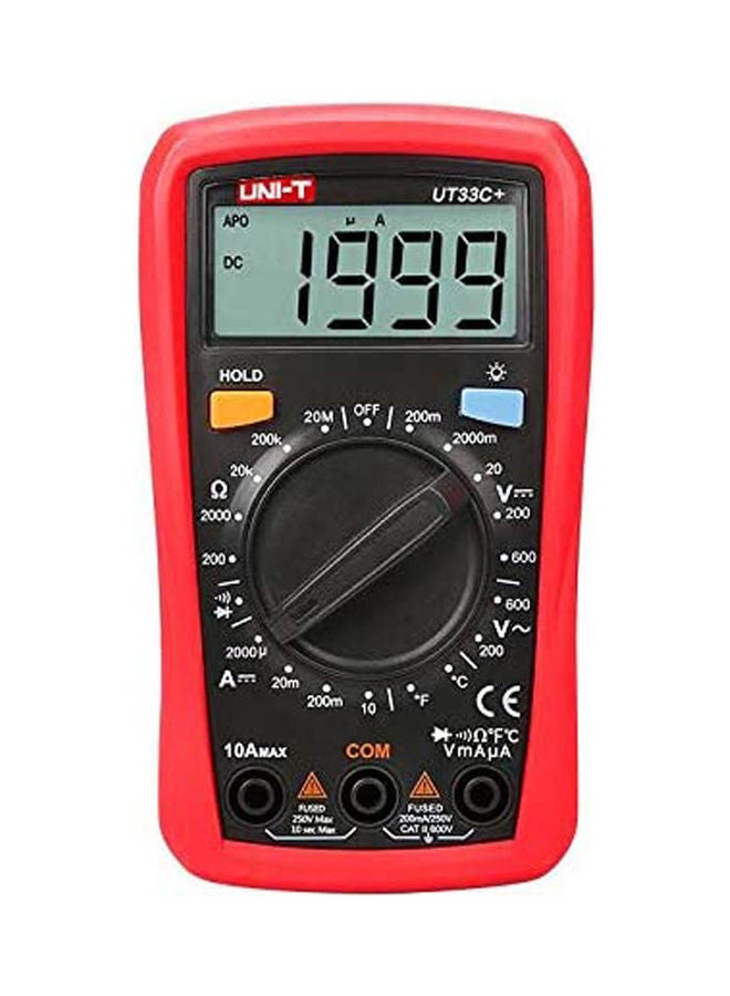 UNI-T Ut33C Palm Size Digital Multimeter - Generation Multicolour