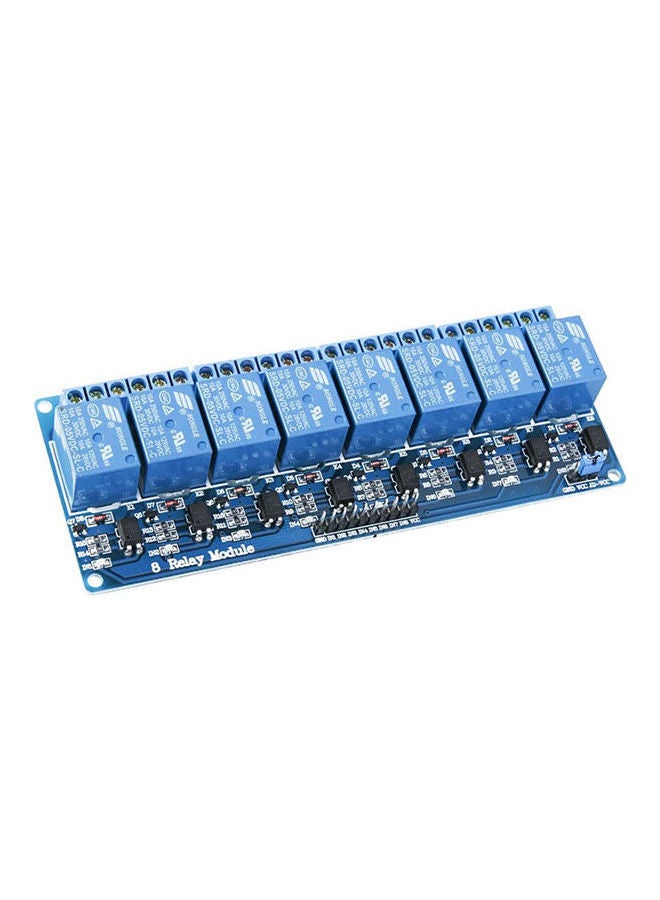 ELEGOO - Elegoo Uno R3 Mega 2560 8 Channel Dc 5V Relay Module With Optocoupler For Arduino 1280 Dsp Arm Pic Avr Stm32 Raspberry Blue - Image 1