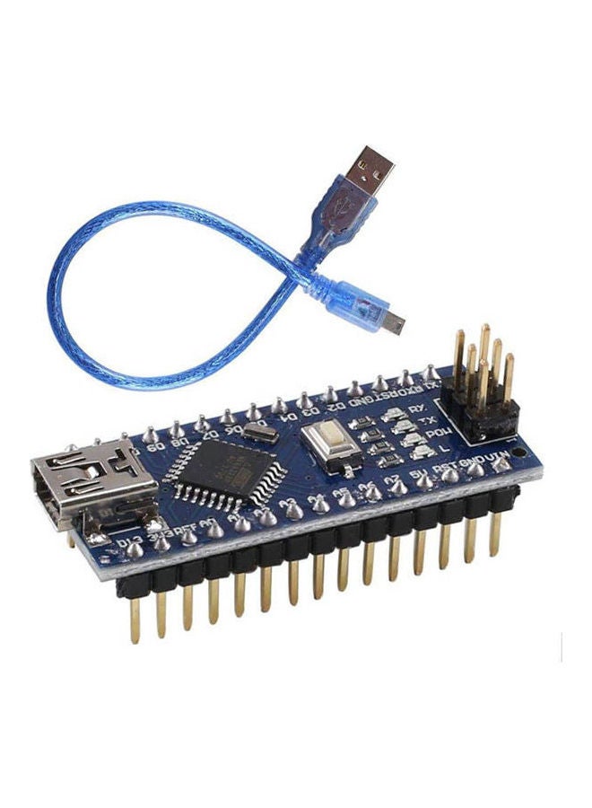 Generic Mini Usb Arduino Nano V3.0 Atmega328P 5V 16M Controller Compatible Board For Arduino Module Pcb Development Board With Usb Cable Multicolour 
