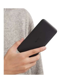 Xiaomi 10000.0 mAh Redmi Power Bank Fast Charge 2.4A Dual Port with Micro-USB and USB-C Input Black  - Image 4