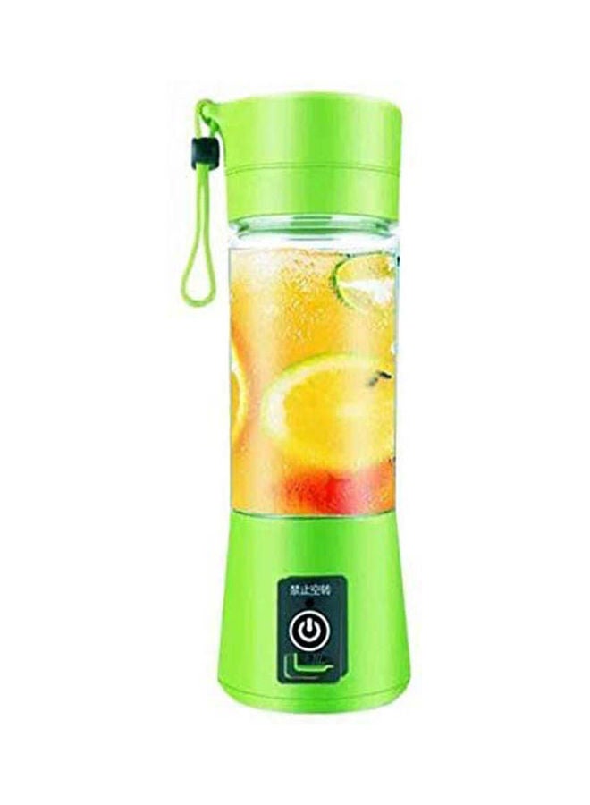Personal Blender Juice Cup Portable Juicer Blender 4 Blades Rechargeable Fruit Mixing Machine For Baby Travel Green 380Mlcm  - Image 1