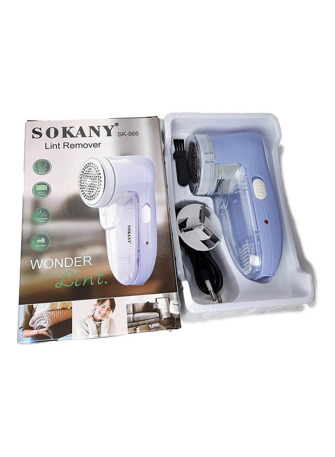 sokany Electric Rechargeable Lint Remover Blue 18x11cm  - Image 3