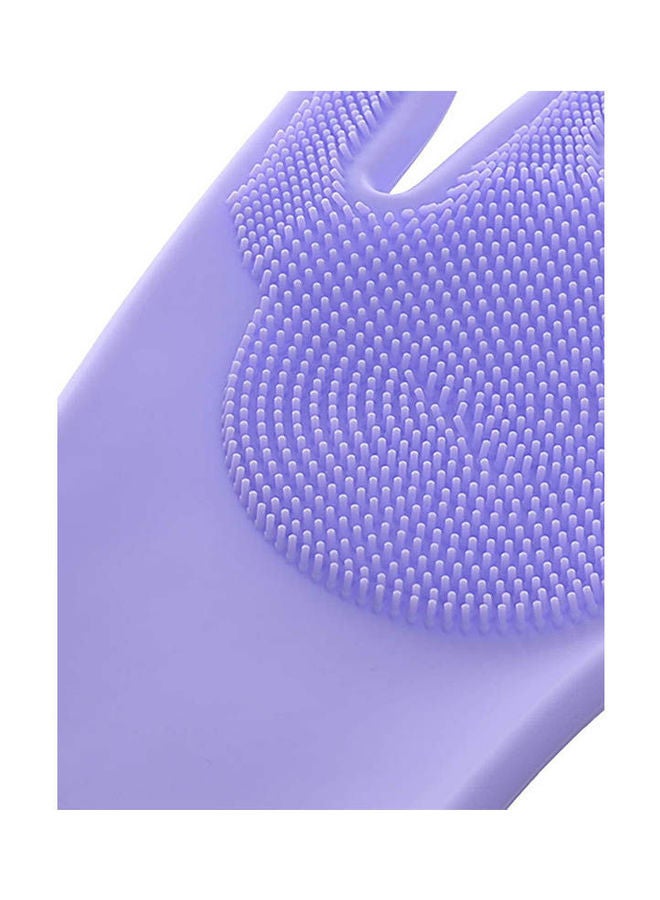 Pair Of Gloves For Kitchen Purple  - Image 2