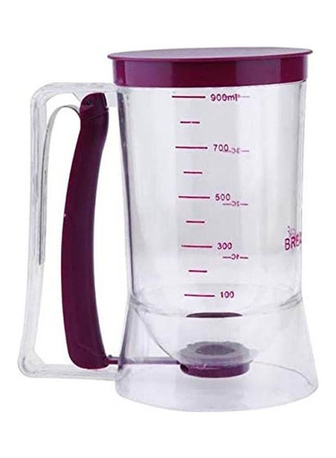 Cupcakes Pancakes Cookie Cake Muffins Baking Waffles Batter Dispenser Cream Speratator Measuring Cup Baking Tools Purple 900ml