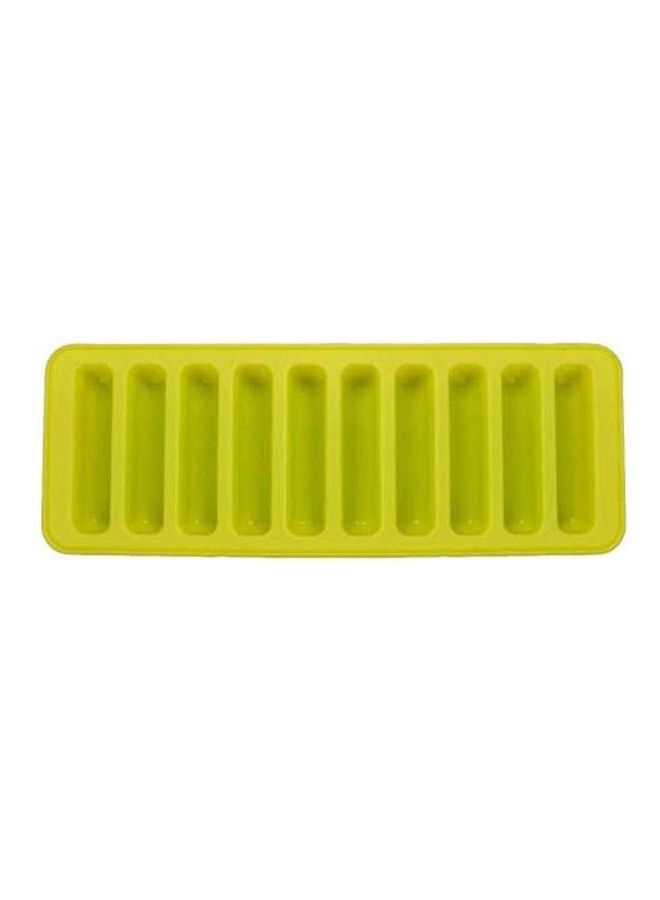 Silicone Cylinder Ice Cube Tray Pudding Jelly Chocolate Mold Maker Yellow  - Image 1
