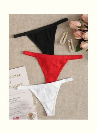 Bundle OF (3) - No Show Cotton Panties Multicolour - v1649761555/N53085290V_1