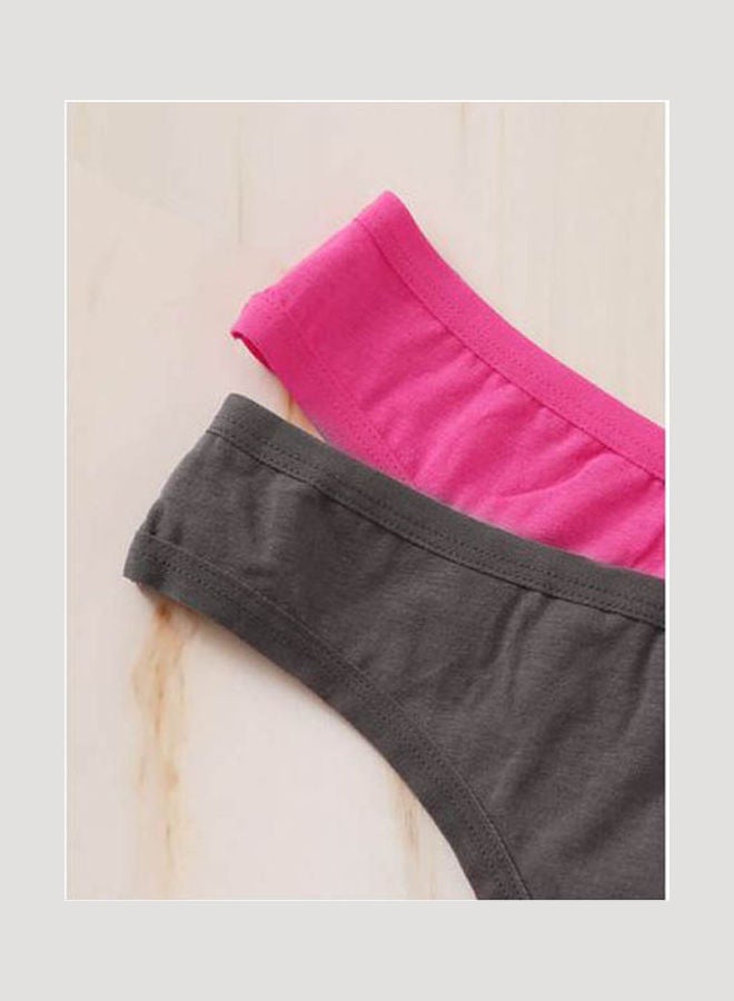 Mesery - Bundle Of (4) - Solid No Show Women Underwear Multicolour - Image 1