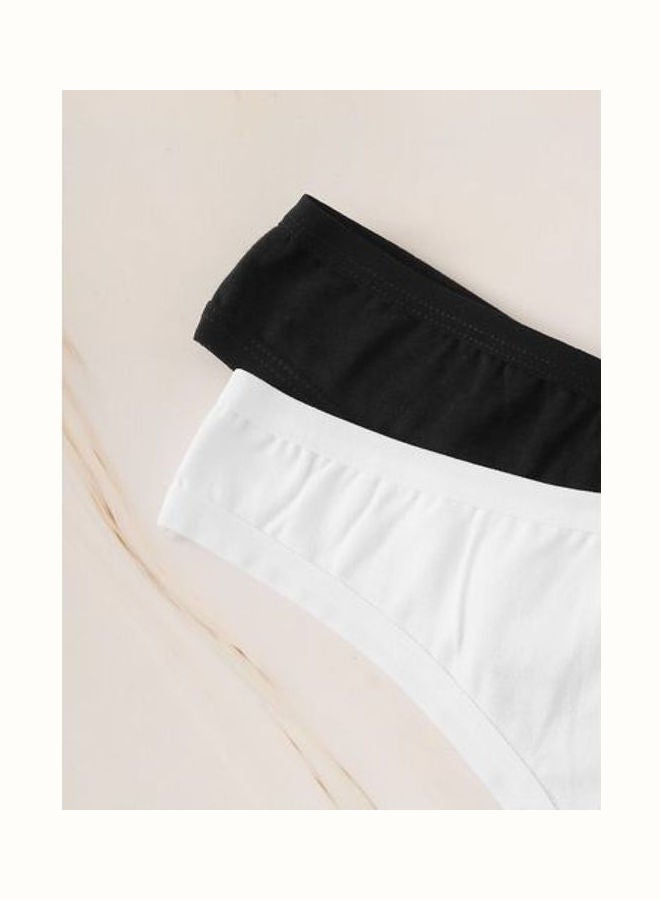 Mesery - Bundle Of (4) - Solid No Show Women Underwear Multicolour - Image 1