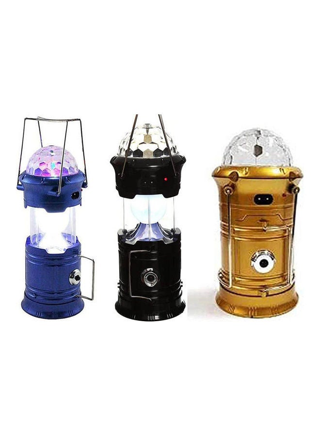 Generic Colorful Light Led Solar Powe Flashlights Portable Lamp Led Rechargeable Hand Lamp Hiking Camping Lantern Light Outdoor Lighting Multicolour 18x12.2x9.8cm 