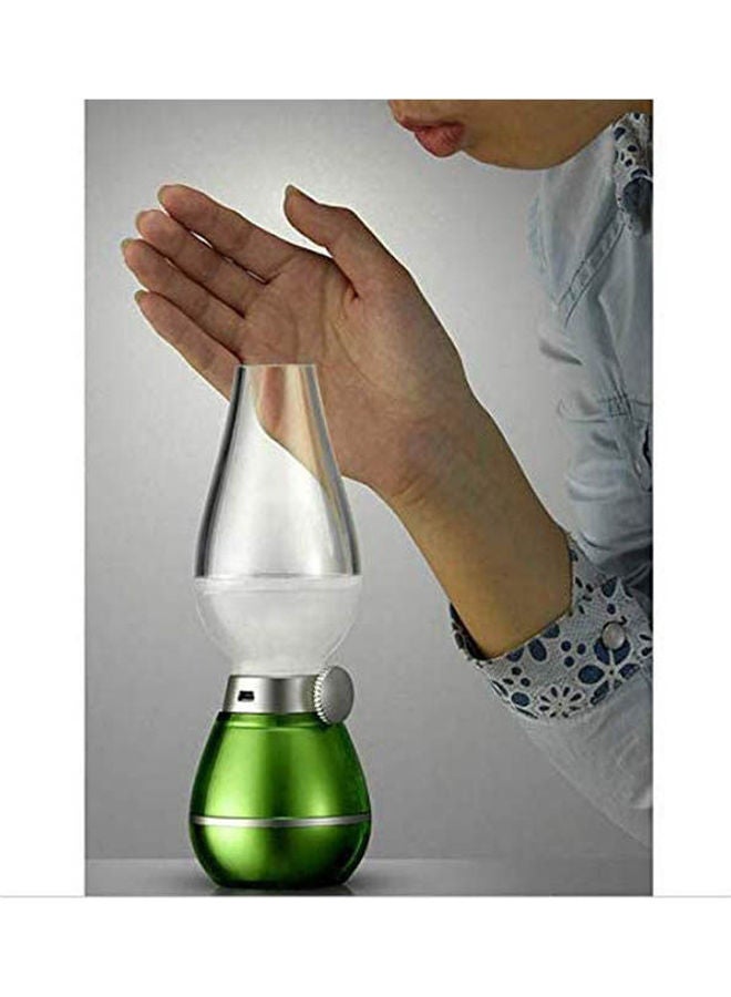 ماركة غير محددة Retro Classic Blow Light Led Usb Rechargeable Desk Lamp Nightlight Green 19.2x7.8x7.4cm  - Image 2
