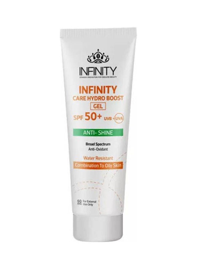 Infinity - Care Hydro Boost Gel Spf 50+ Combination To Oily Skin Anti Shine White 60ml - Image 1