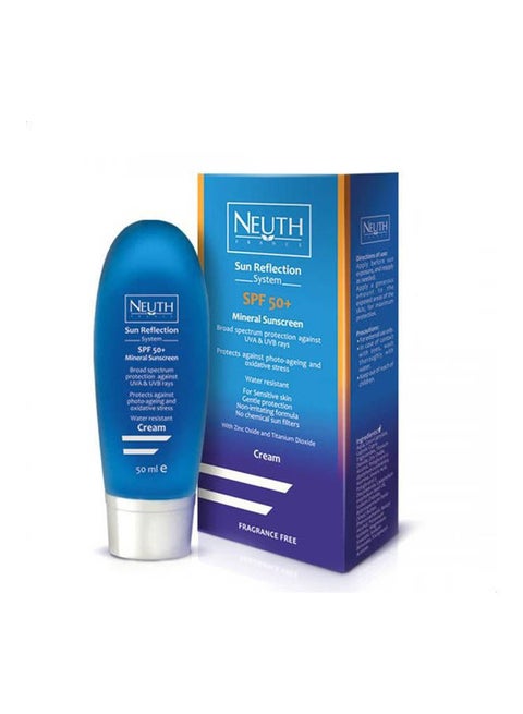 Sun Reflection System Mineral Sunscreen Cream Spf 50+ Blue 50ml