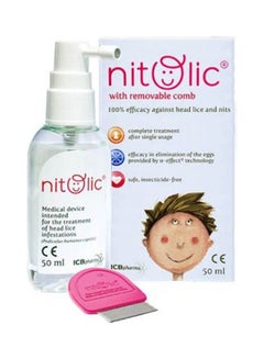 Lice Treatment Spray Clear 50ml - v1649762117/N53128292A_1