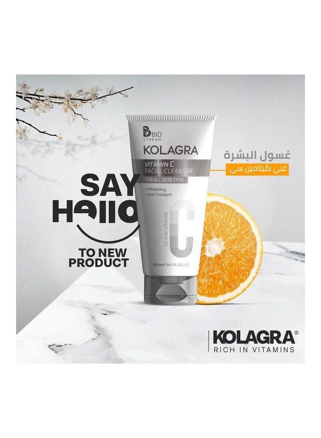 KOLAGRA Vitamin C Facial Cleanser 2Pcs White 200ml