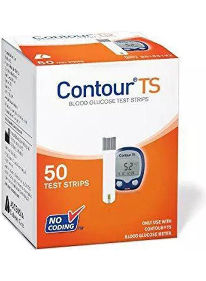 Contour TS Glucose Test Strips - 50 Pcs 