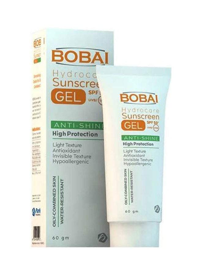 bobai Sunscreen Gel 50+Spf Anti Shine For Oily Combination Skin Multicolour 60grams