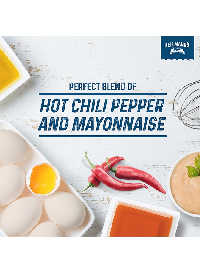 Hellmann's Mayonnaise For Sandwiches Wraps And French Fries Chilli Hot And Spicy 235grams - Image 4