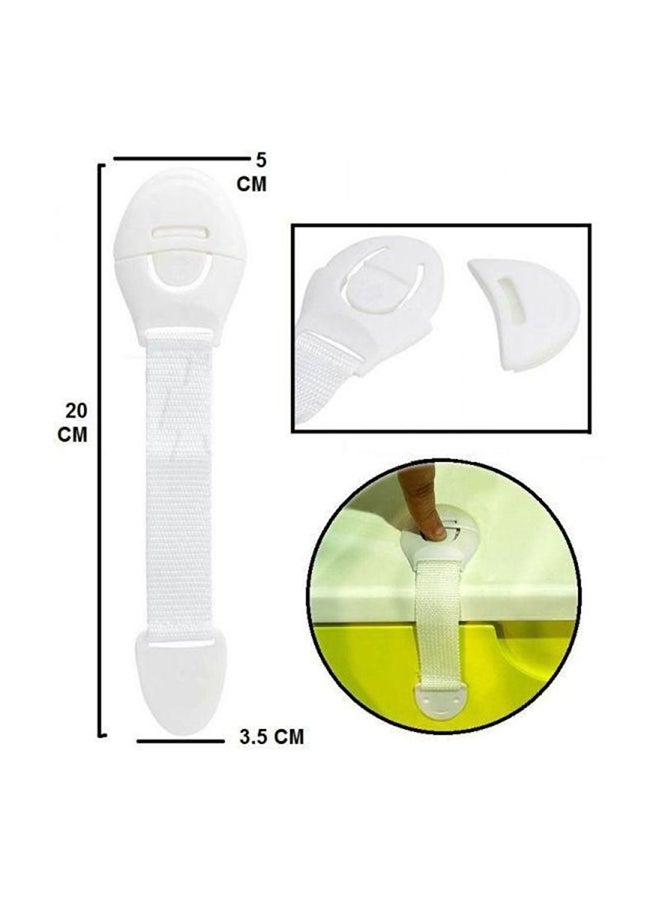 10-Piece Children Locking Doors Safety Durable Locks Set With Buckle Design - Image 5