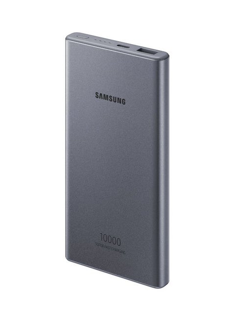 10000 mAh 10000mAh Super Fast Charge Dual Port Power Bank 25W Portable Battery Pack With USB-A and USB-C Port Silver