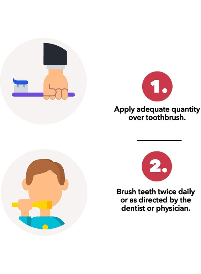 دابر معجون أسنان عشبي مضاد للشيخوخة أحمر طبيعي مع فرشاة أسنان مجانية 150جرام - Image 3