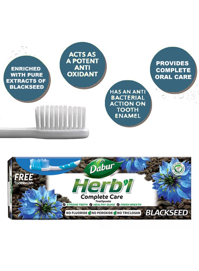Herbal Black Seed Toothpaste With Toothbrush 150grams